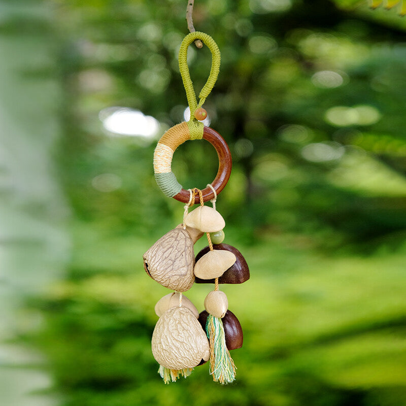 Ribboned Wilderness Nut Shell Chime